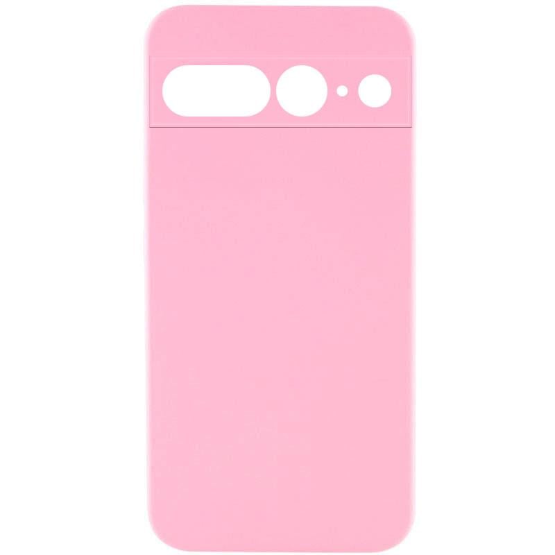 Протиударний чохол Silicone Cover Lakshmi Full Camera (AAA) для Google Pixel 7 Pro Рожевий / Light pink