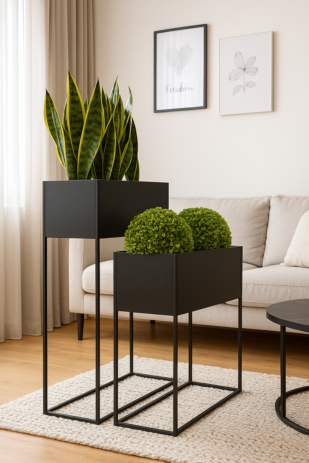 Подставка под цветы EcoLoft IN-2894 комплект в стиле лофт (IN-2894)