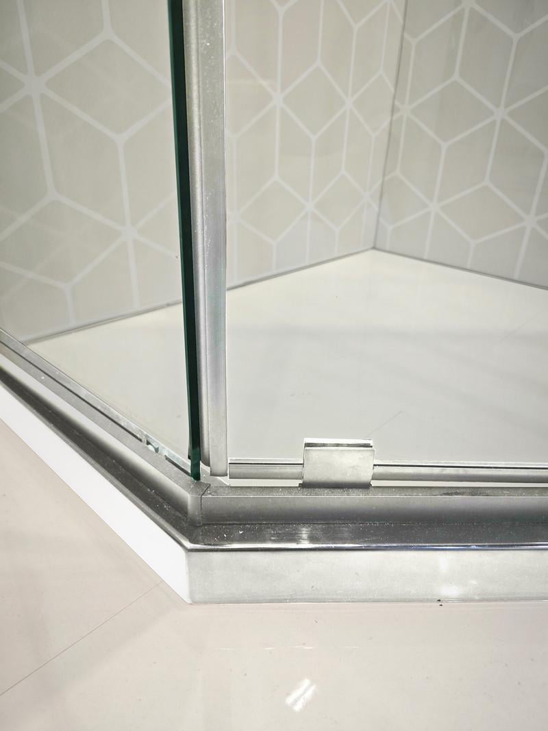 Душевая кабина без поддона KOER SR SC06-100x100x200-TR-01 прозрачное стекло Easy Clean 8 мм Хром (KR5365) - фото 7 Душевая кабина без поддона KOER SR SC06-100x100x200-TR-01 прозрачное стекло Easy Clean 8 мм Хром (KR5365) - фото 7