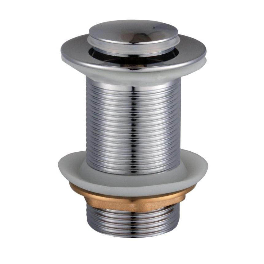 Донний клапан натискний для раковини Globus Lux HG-053B 000020799 без переливу Хром (107947)