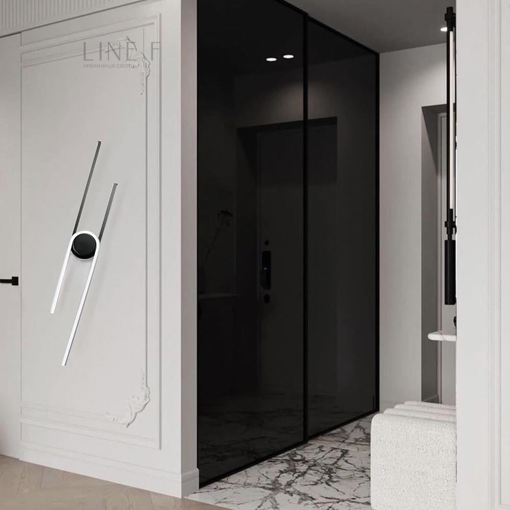 Настенный светильник LED Белый с черным (WM 30-800 BK) - фото 7