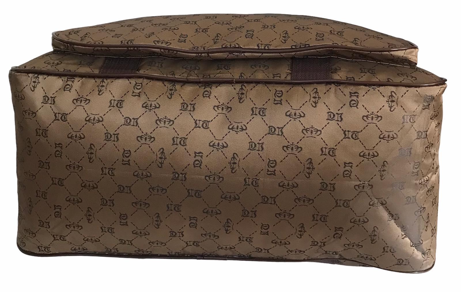 Сумка дорожная ручная кладь с длинным ремнем через плечо Коричневый (41213) - фото 4 Сумка дорожная ручная кладь с длинным ремнем через плечо Коричневый (41213) - фото 4