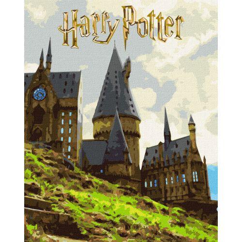 Картина по номерам с красками металлик Harry Potter Пейзаж Хогвартса 40х50 см (2987506402)