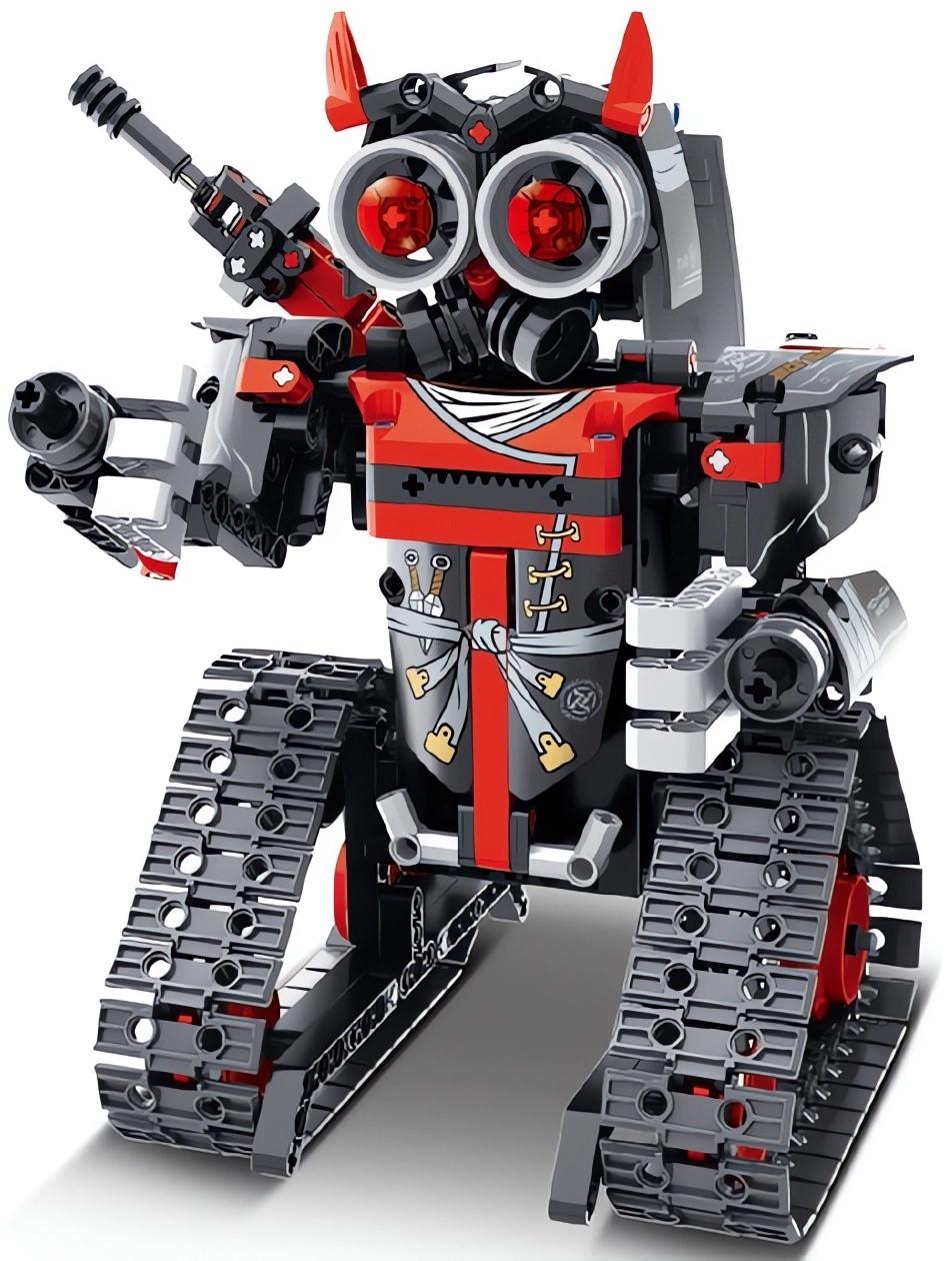 Конструктор-трансформер STEM 3в1 Самурай робот/танк/машина на радіокеруванні Червоний (8030)