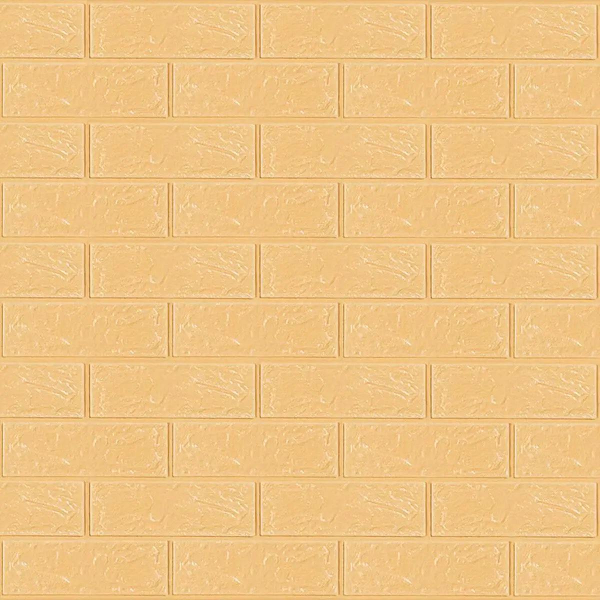 3D-рулон декоративна самоклеюча під цеглу 5000x700x4 мм Бежевий (BN4-002-5) - фото 4 3D-рулон декоративна самоклеюча під цеглу 5000x700x4 мм Бежевий (BN4-002-5) - фото 4