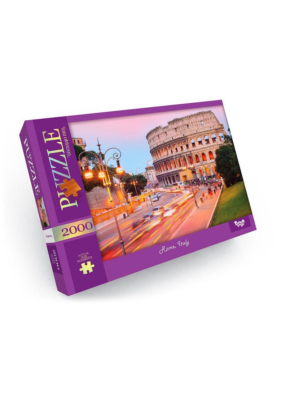 Пазли дитячі Danko Toys "Rome Italy" 660х940 мм 2000 елементів (C2000-01-08)