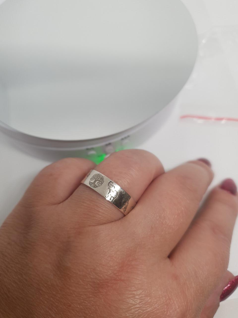 Серебряное кольцо Семь символов счастья 7 мм 925 проба (2582900584)