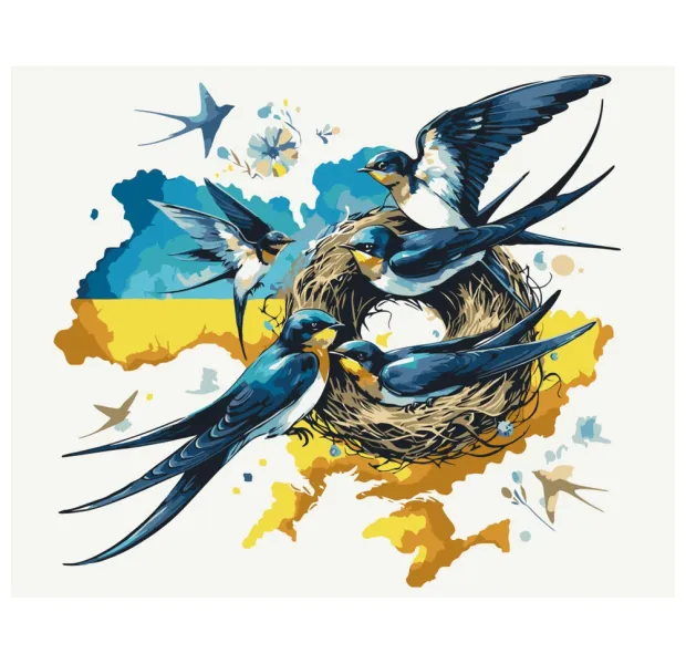 Картина за номерами ART CRAFT Родове гніздо 40x50 см Різнокольоровий (PM-194-K-1697)