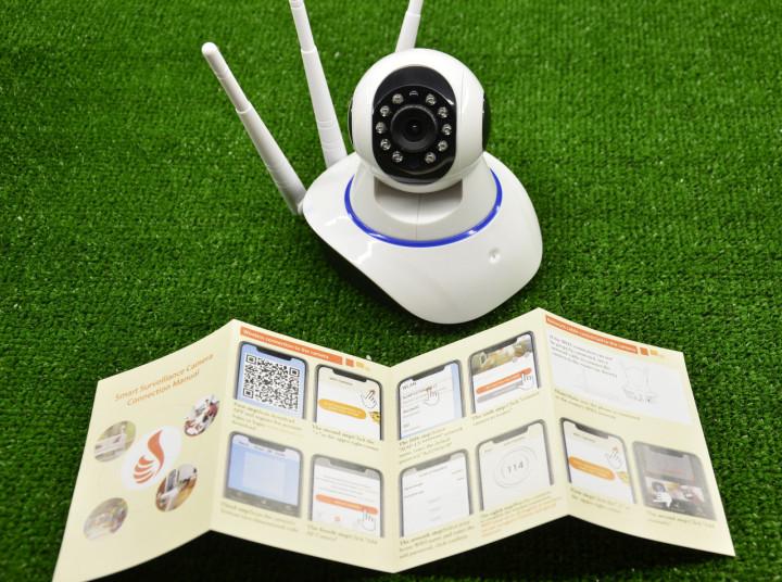 Поворотна IP-камера Smart Camera Q6S 3 антени Wi-Fi нічна зйомка TA2VI - фото 3