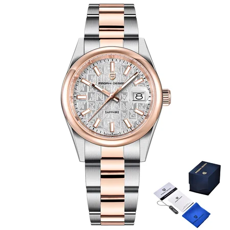 Наручные часы Pagani Design PD-1794M Silver/Rose Gold/White