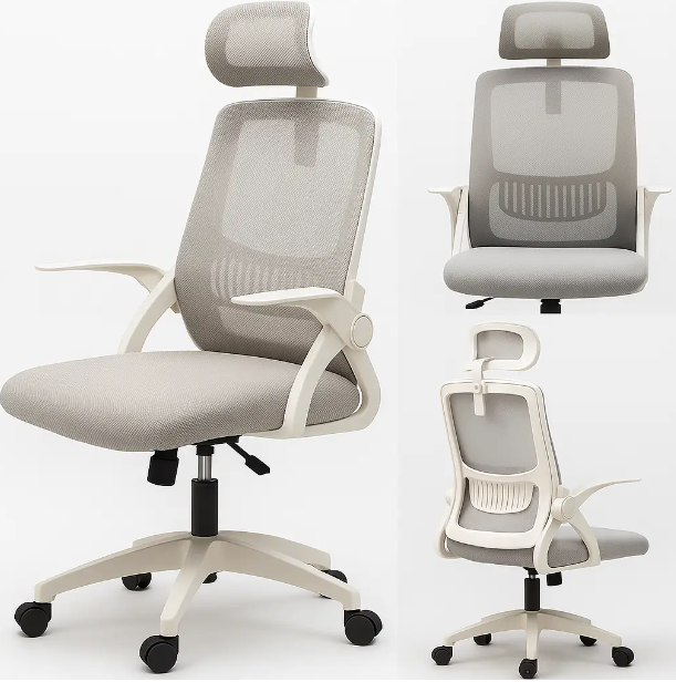 Кресло Diego ErgoFlex сетка Бело-серый - фото 8 Кресло Diego ErgoFlex сетка Бело-серый - фото 8