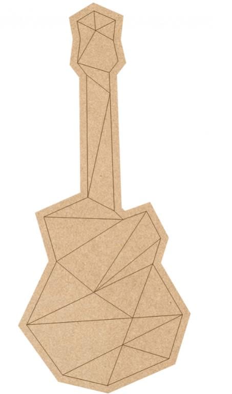 Основа для декорирования панно-мозаика ROSA TALENT Гитара 1 23х52 см