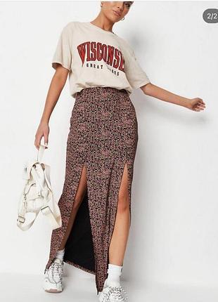 Юбка Missguided 2104215П Цветы р. 38 Черный Юбка Missguided 2104215П Цветы р. 38 Черный