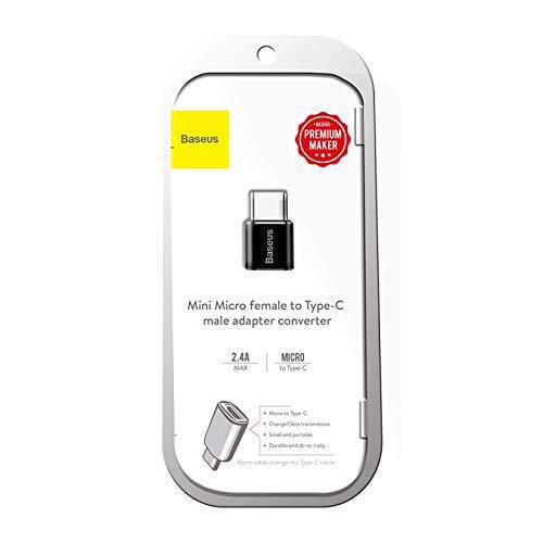 Кабель BASEUS Type-C-Micro-USB 2.4A OTG 480 Мбіт/с USB-C на Micro-B Чорний (CAMOTG-01) - фото 6