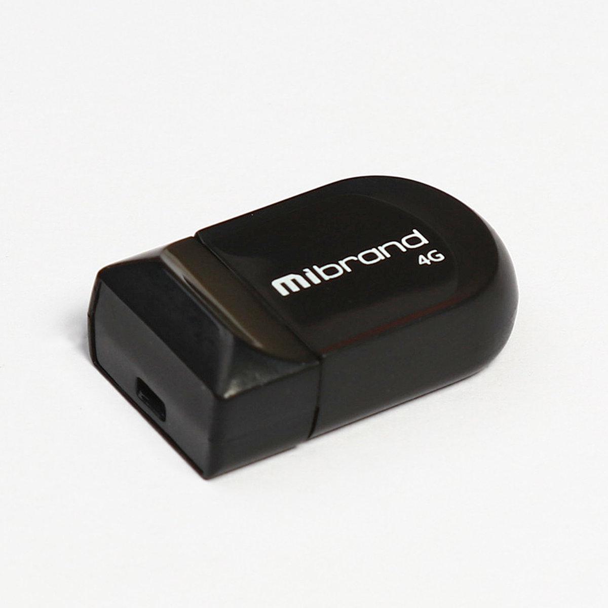 Флеш-накопичувач Mibrand USB 2.0 Scorpio 4 Gb Black