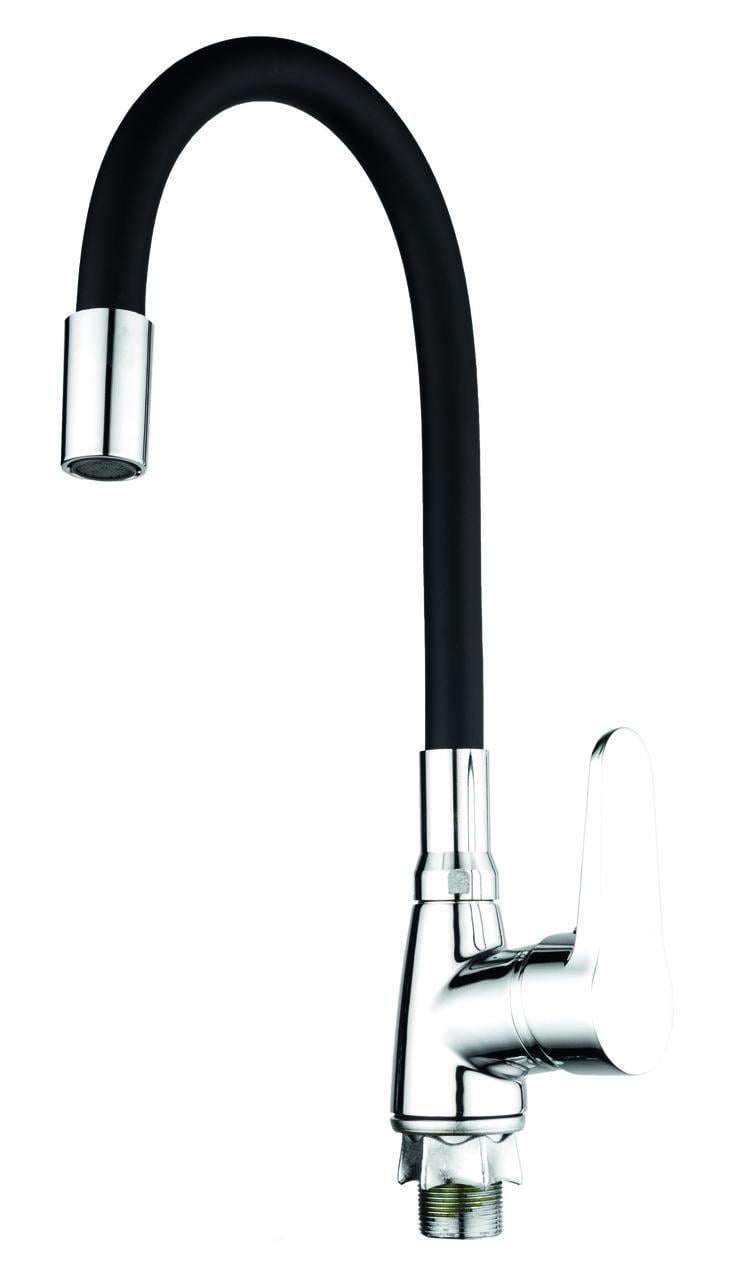 Смеситель для кухни MIXXUS Elvis 014 Reflector Black без подводки (MI6305)