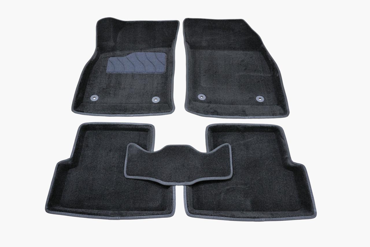 Коврики в салон ворсовые 3D Seintex Chevrolet Cruze/Opel Astra J 2009- 2009-2015 5 шт. Черный 71683
