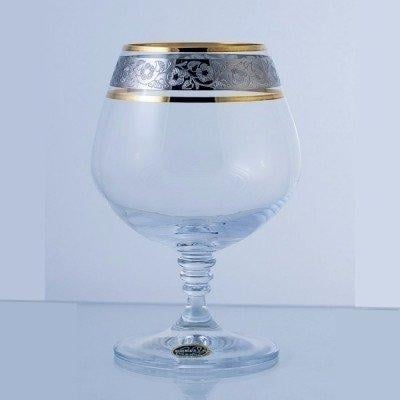 Набор бокалов Bohemia Olivia Platina 400 мл 6 шт. (40346/400/43249)