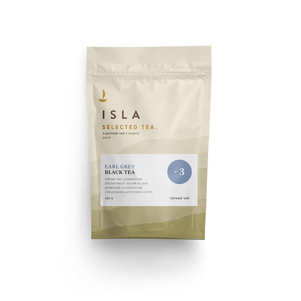 Чай черный ISLA Earl Grey №3 с бергамотом 100 г (IS10003) Чай черный ISLA Earl Grey №3 с бергамотом 100 г (IS10003)