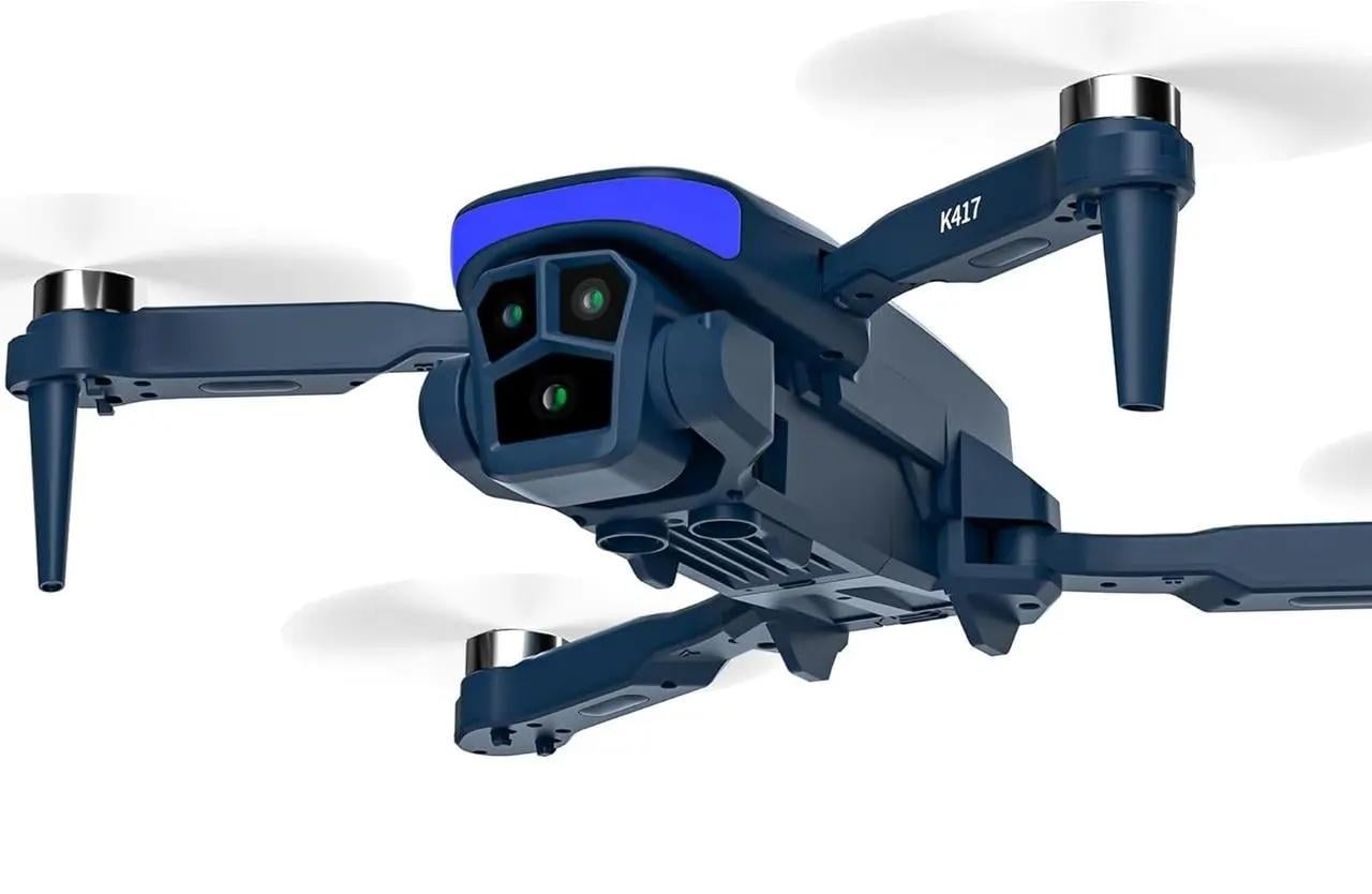 Квадрокоптер Karuisrc K417 Wi-Fi радіокерований із камерою HD 1080p із 3 швидкостями (128068269)