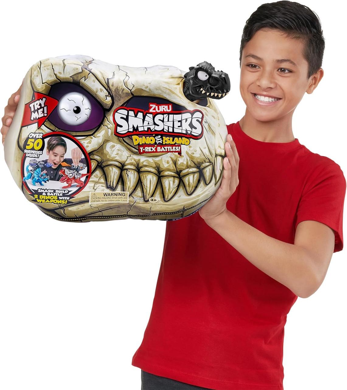 Игровой набор Smashers Dino Island Black ZURU 74102B (28749842) - фото 5 Игровой набор Smashers Dino Island Black ZURU 74102B (28749842) - фото 5