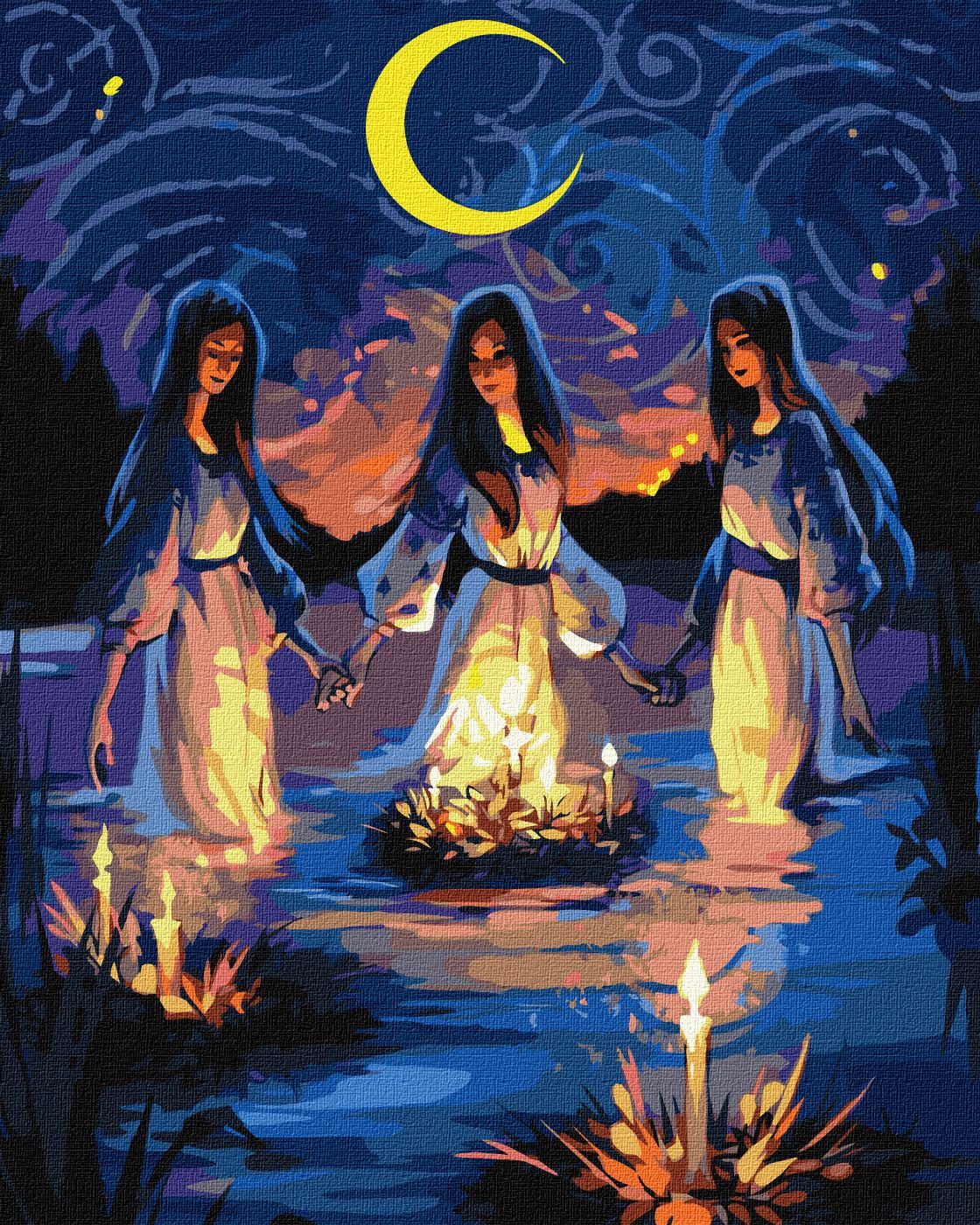 Картина по номерам Идейка Магическая ночь 40x50 см (KH4968)