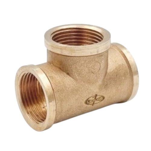 Тройник проходной Lexline К.0202-В 3/4" ВВВ усиленный латунь - фото 2 Тройник проходной Lexline К.0202-В 3/4" ВВВ усиленный латунь - фото 2