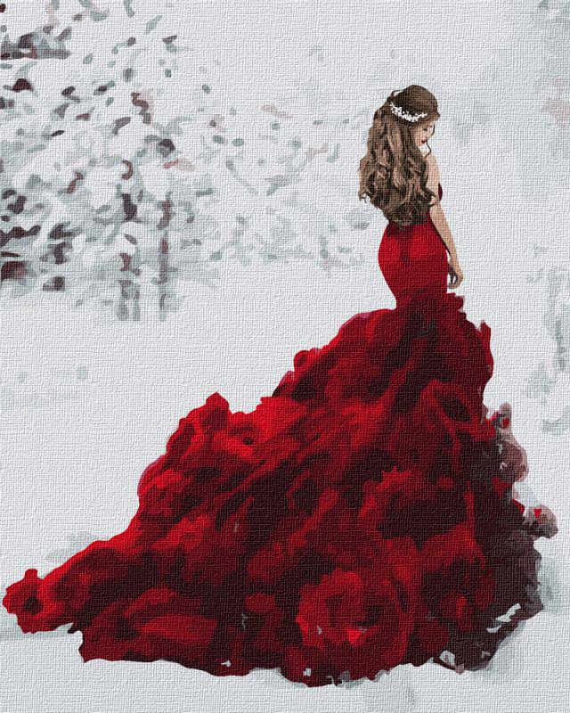 Картина по номерам Идейка Снежная королева 40x50 см (skl-КНО4540)