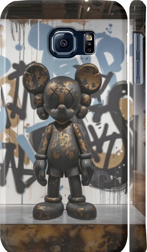 Чехол на Samsung Galaxy S6 G920 Bronze kaws v2 (6098m-80-42517)