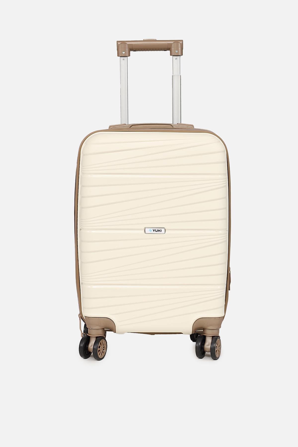 Чемодан женский ЦБ-00264193 S Молочный (SKT001030782)