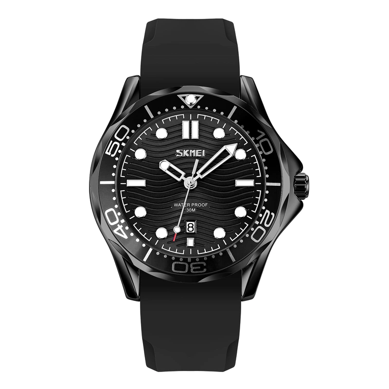 Наручные часы Skmei 9276PBKBK Black Silicone Strap