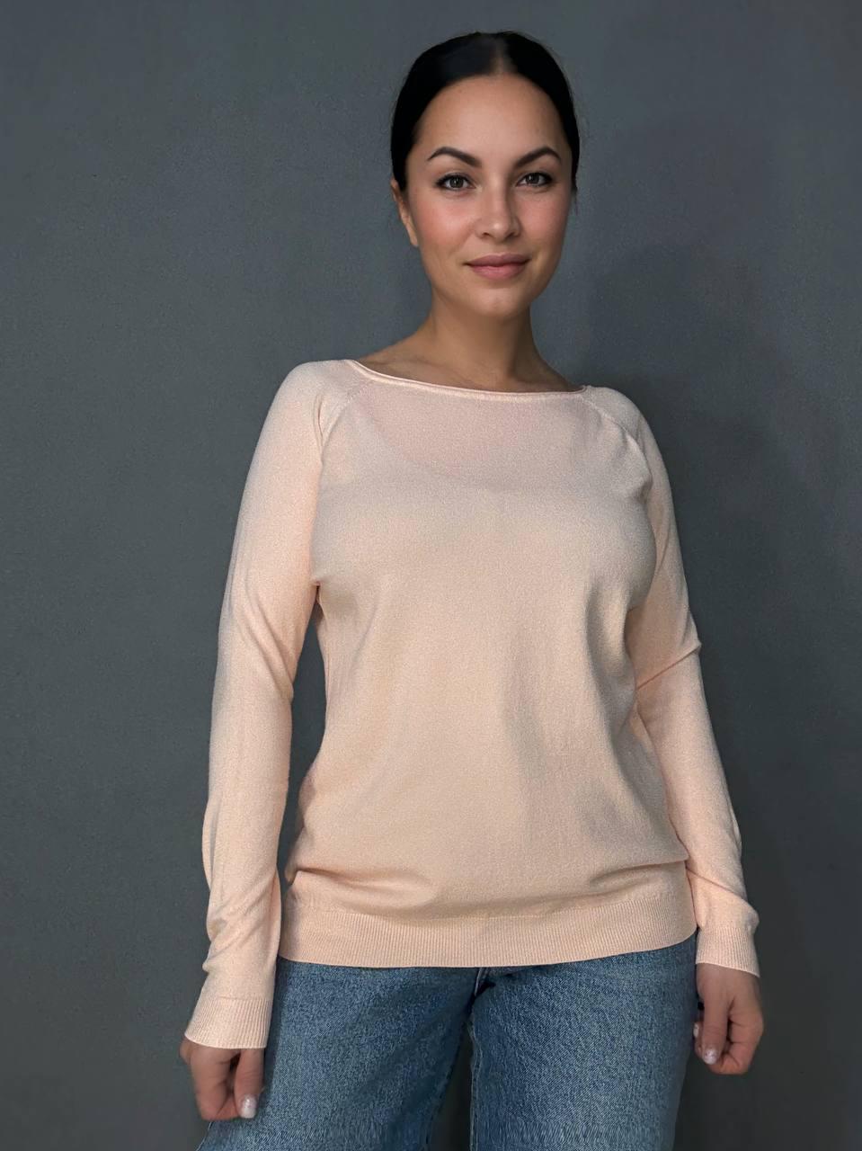 Джемпер жіночий ACCORDDREAM 9377 тонкий светр простий базовий однотонний OS Персиковий (1287) - фото 1 Джемпер жіночий ACCORDDREAM 9377 тонкий светр простий базовий однотонний OS Персиковий (1287) - фото 1