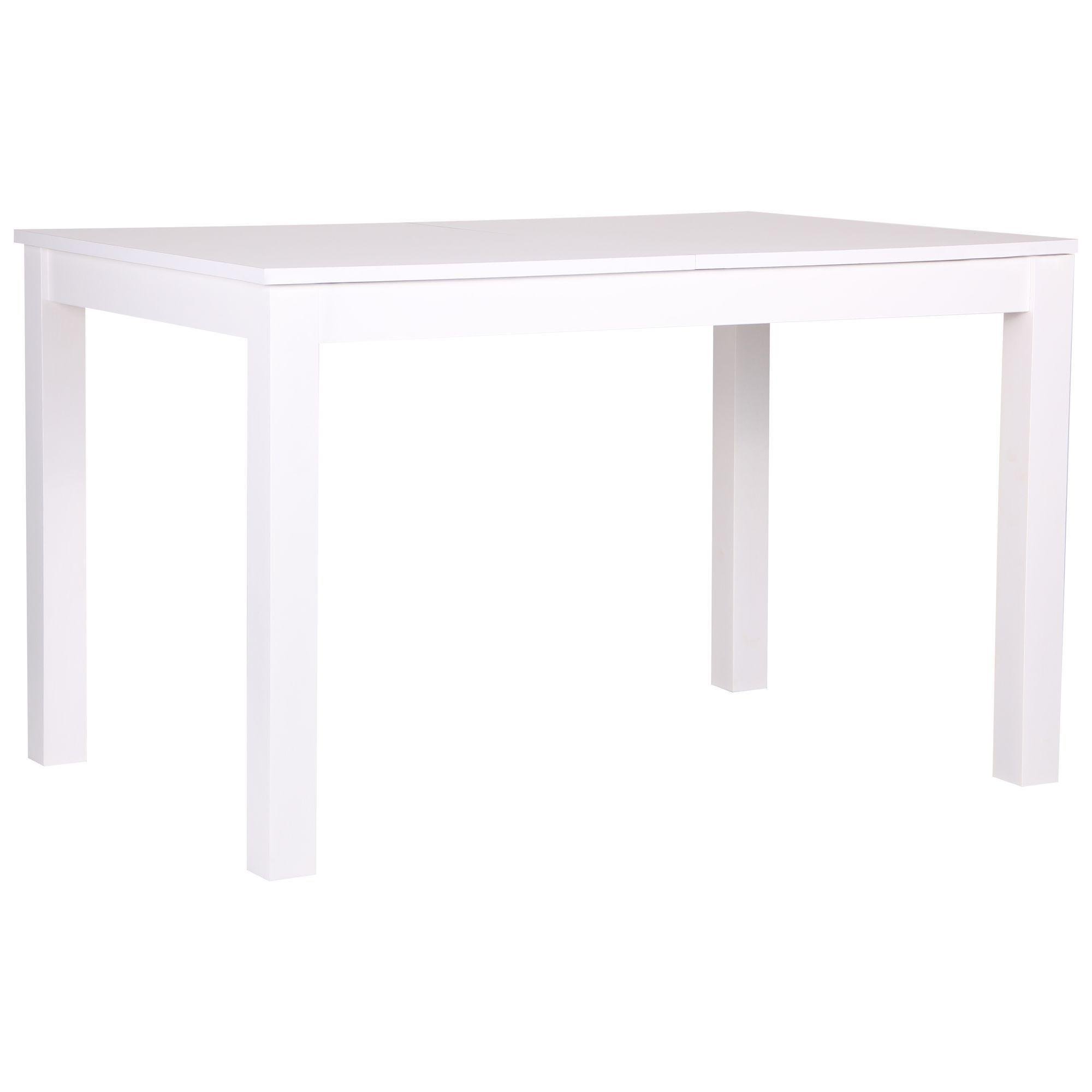 Стіл обідній AMF Holding Норман 740х1200+300х800 розсувний Білий