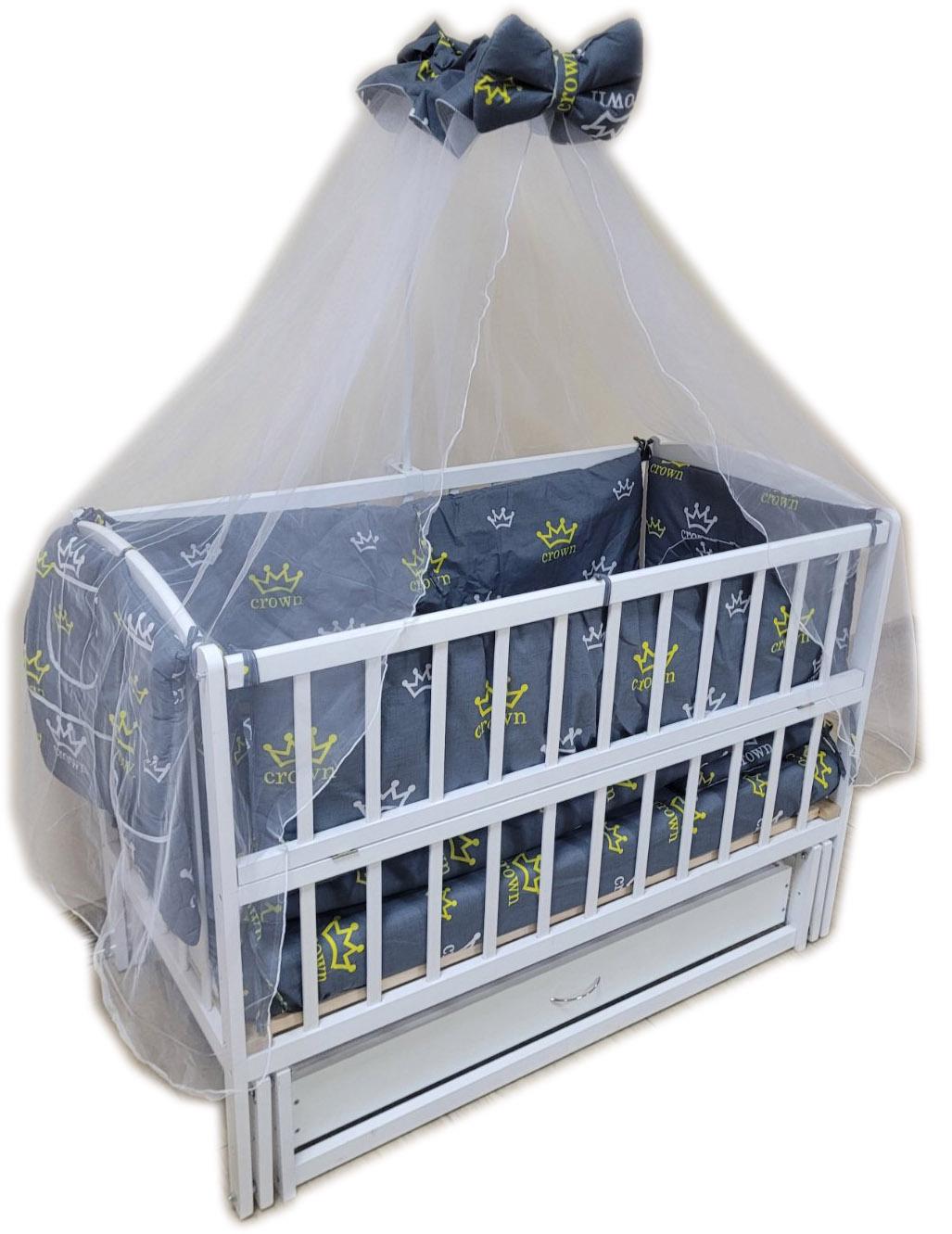 Постельный набор Короны с коконом 11 эл. Постельный набор Короны с коконом 11 эл.