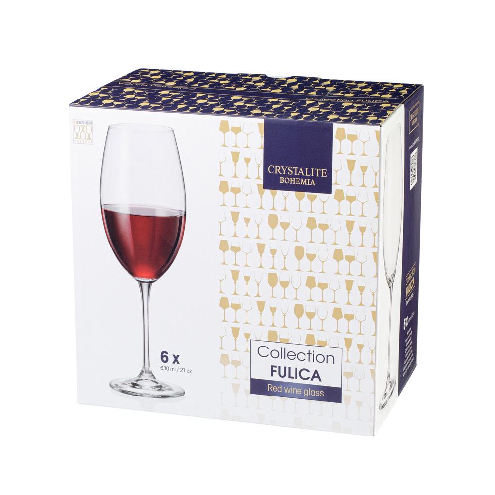 Набор бокалов для вина Bohemia Strix Fulica 1SF86/00000/630 630 мл 6 шт. - фото 4 Набор бокалов для вина Bohemia Strix Fulica 1SF86/00000/630 630 мл 6 шт. - фото 4