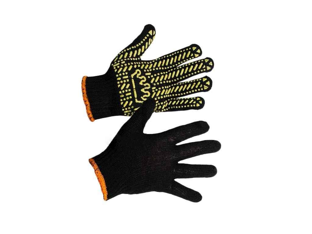 Перчатки рабочие VIVA TRADE 5611 ПВХ р. 10 Черный (384075)