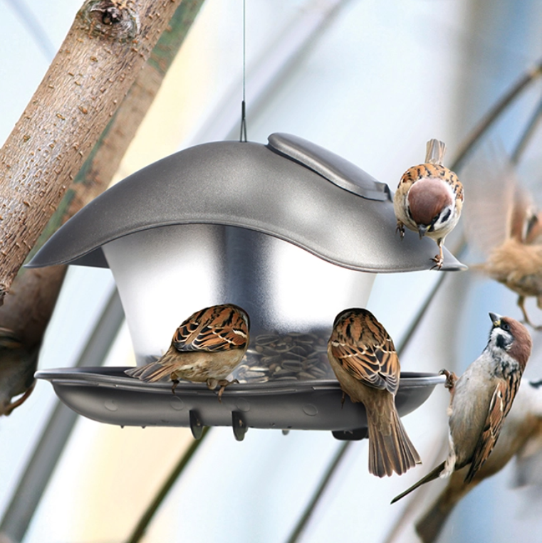 Кормушка для птиц с металлическим креплением (90249) - фото 6 Кормушка для птиц с металлическим креплением (90249) - фото 6