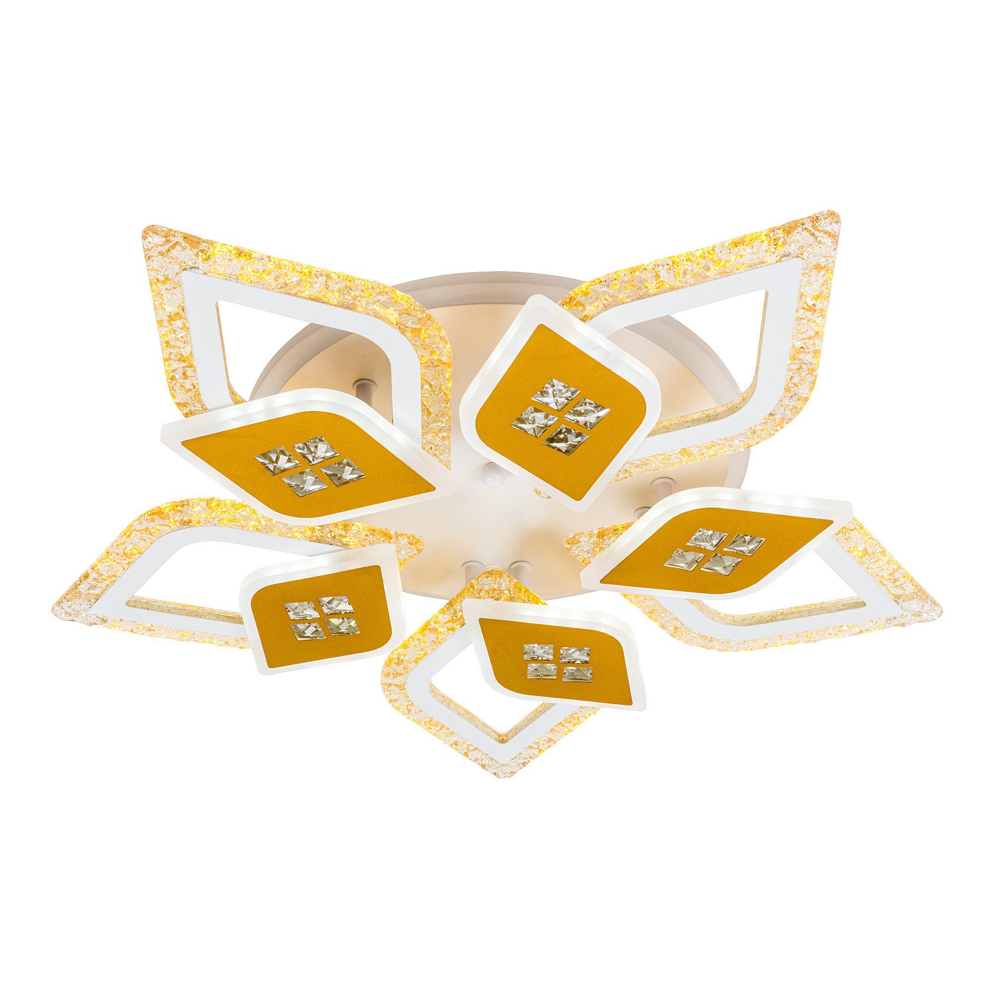 Люстра светодиодная с пультом Valeso V K39939-5+5+1 White/Gold (000036403) - фото 3 Люстра светодиодная с пультом Valeso V K39939-5+5+1 White/Gold (000036403) - фото 3