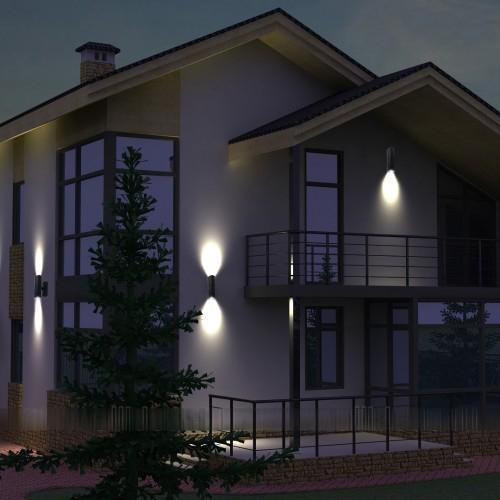 Світильник архітектурний Чорний (DH0704 чорний) - фото 2 Світильник архітектурний Чорний (DH0704 чорний) - фото 2