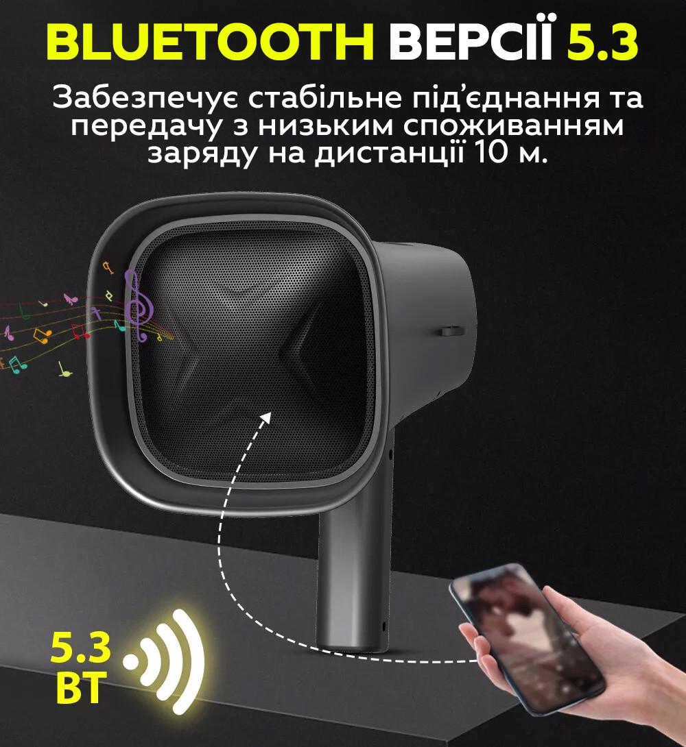 Громкоговоритель RIAS DV-680 на солнечной батарее FM TF Bluetooth Black (3_05161) - фото 8