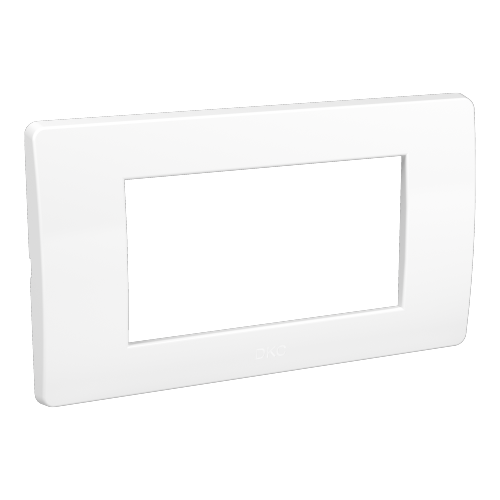 Рамка 1-постовая ДКС Brava 86х150х9 мм Белый (75011W)