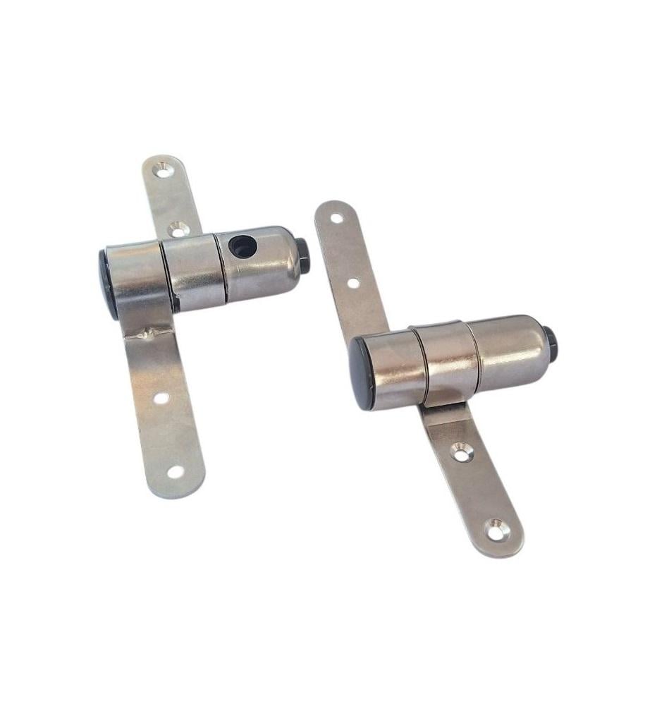 Комплект креплений для сидения унитаза металл с микролифтом (OD-002)