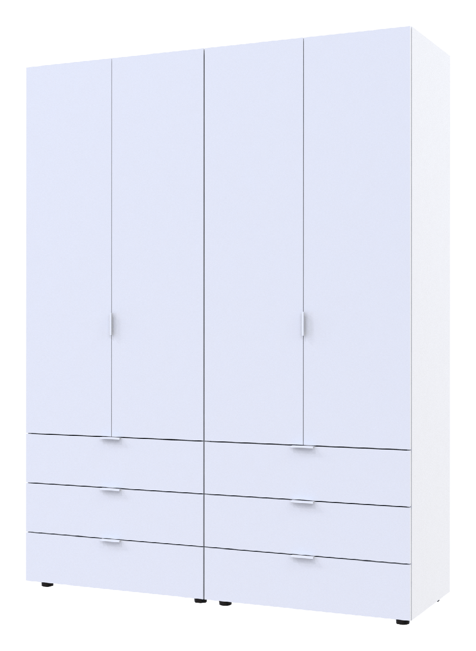 Комплект шкафов для одежды Doros Гелар 155х49,5х203,4 см 2 шт. Белый (DRS-011104)