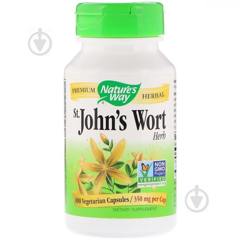 Звіробій Nature's Way St. John's Wort 350 мг 100 капсул (NWY17300)