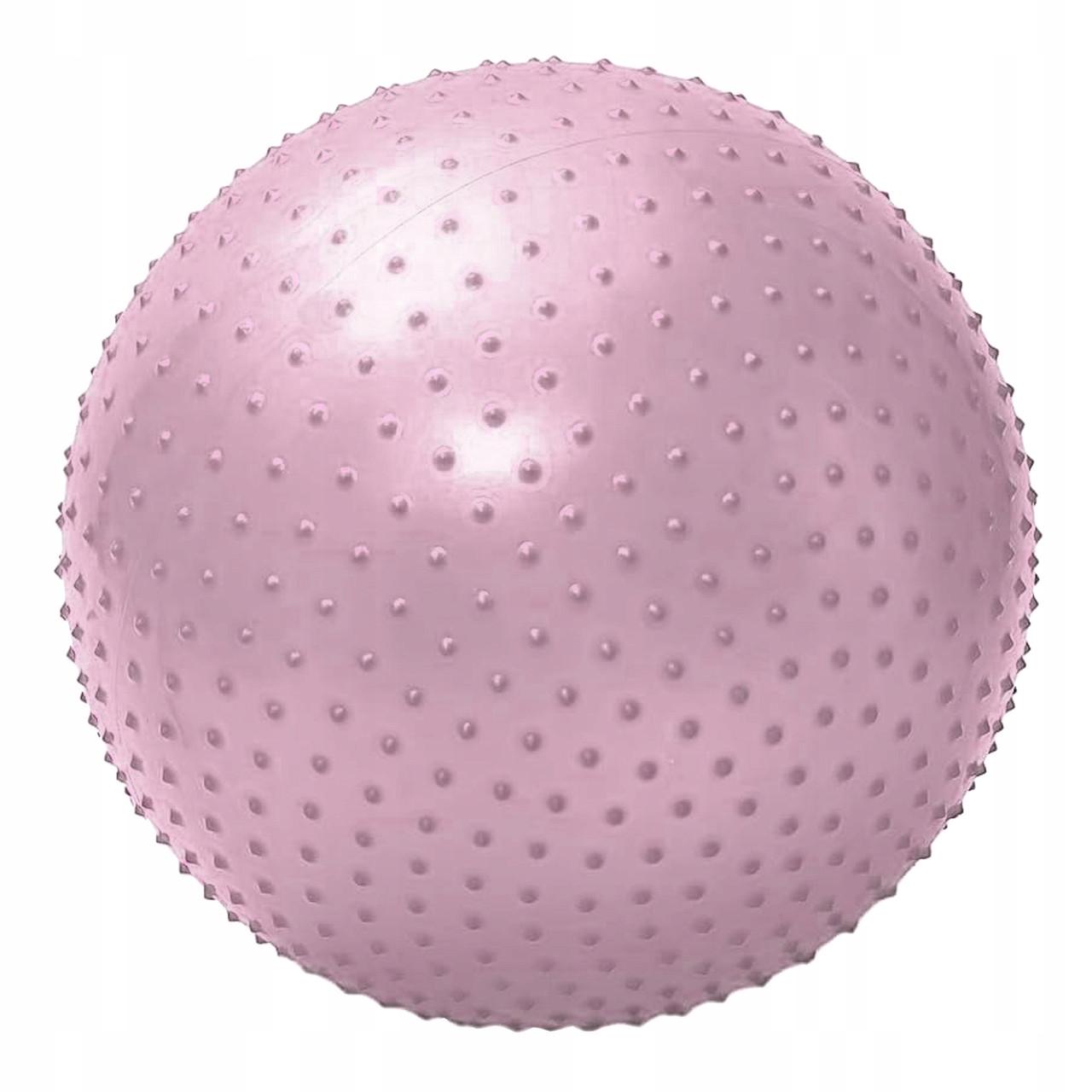 М'яч для фітнесу 4fizjo Anti-Burst 65 см масажний Pink (P-5905973400220)