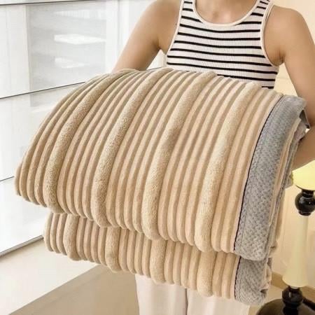 Плед-покрывало Koloco Шарпей 150x200 см Бежевый (16-368-4)