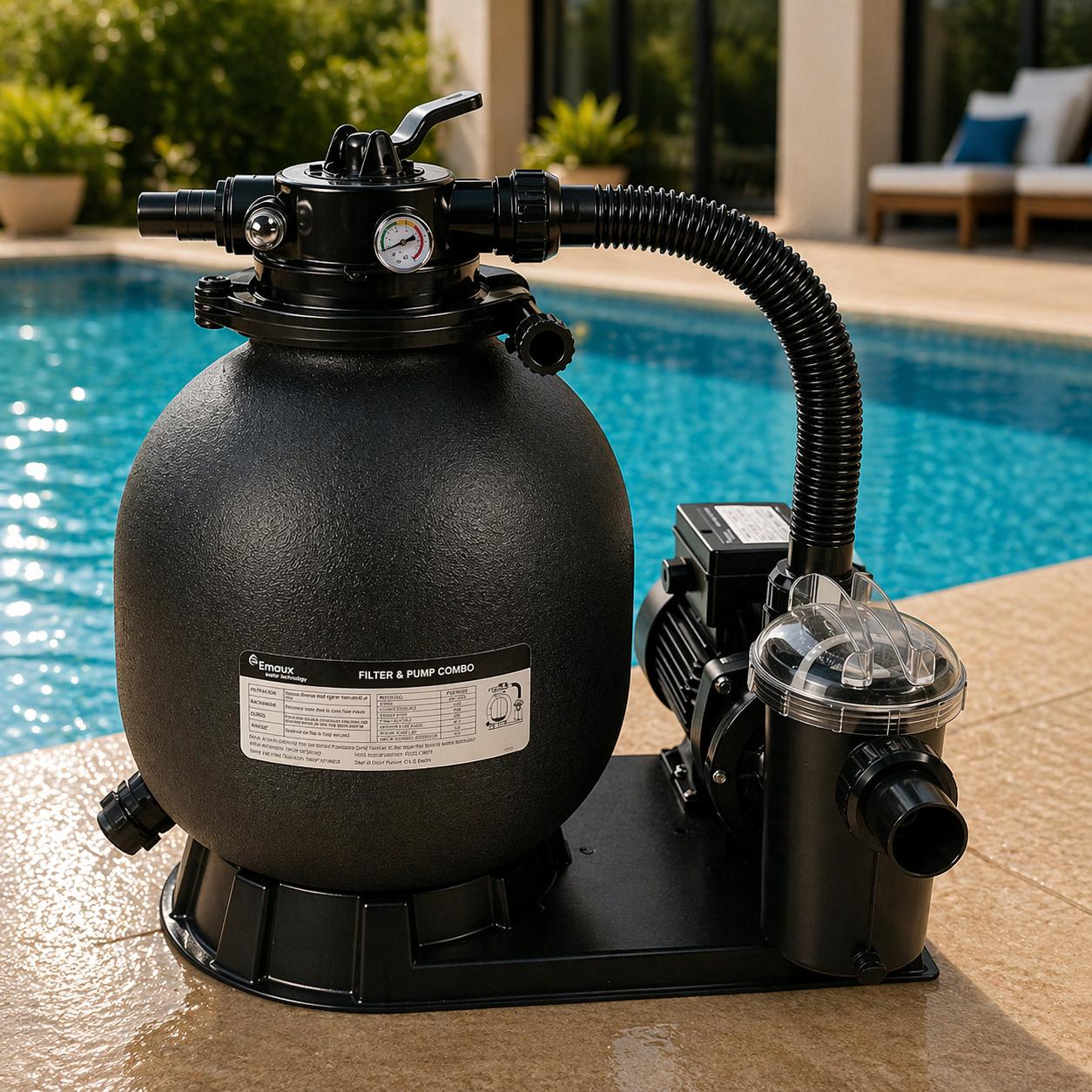 Фильтрационная установка для бассейна Emaux FSP390-SD75 8 м3/ч D400 (16814)