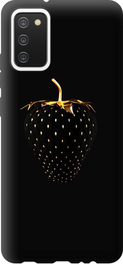Чехол на Samsung Galaxy A02s A025F Черная клубника (3585u-2203-42517)