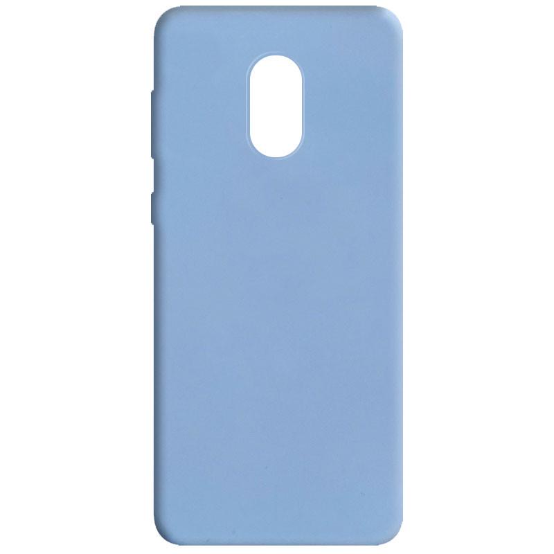 Противоударный Силиконовый Чехол Candy для Xiaomi Redmi Note 4X / Note 4 (SD) Голубой / Lilac Blue