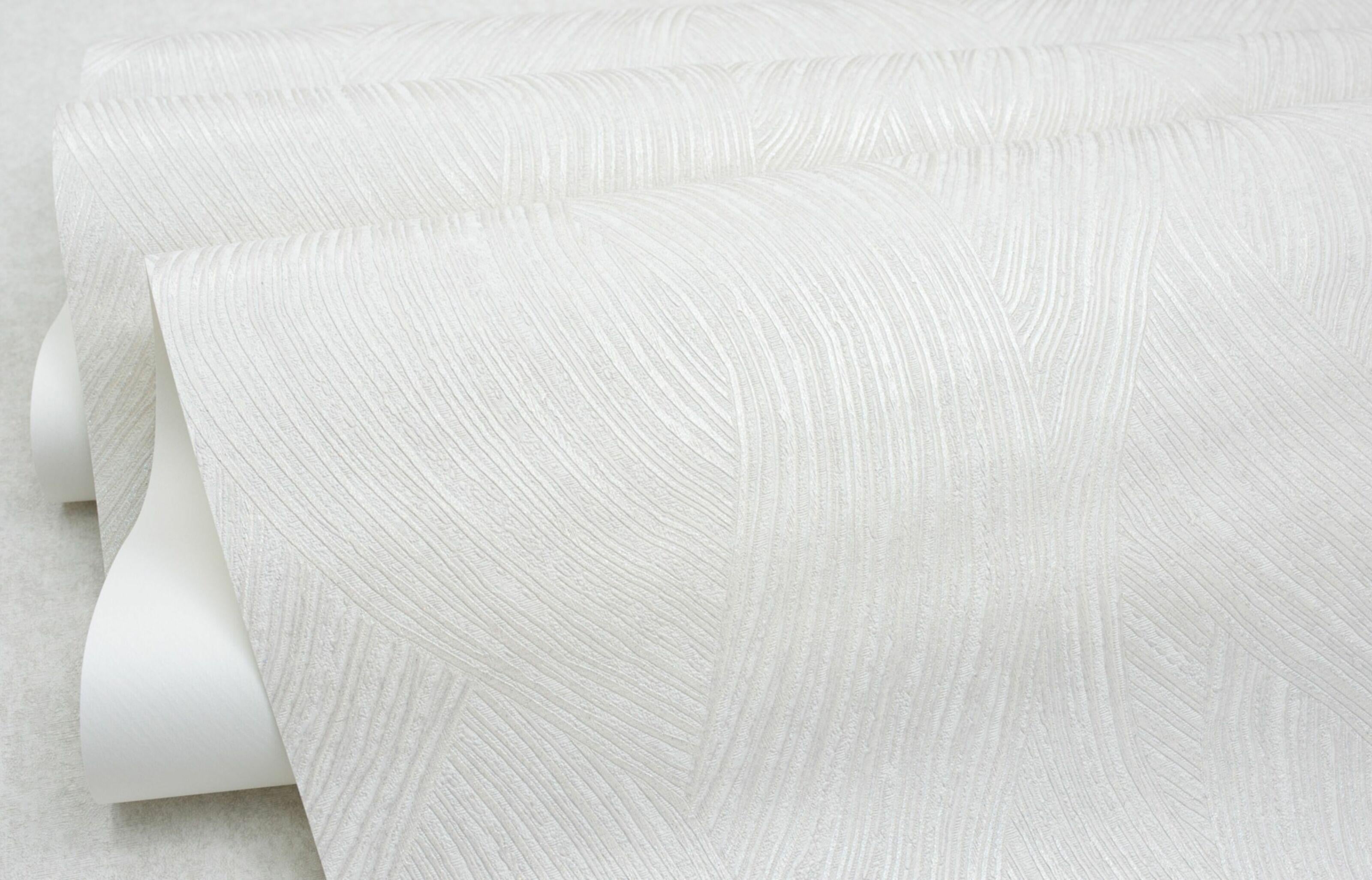 Обои флизелиновые SINTRA Milan 600504 винил горячего тиснения 1,06х10,05 м Белый